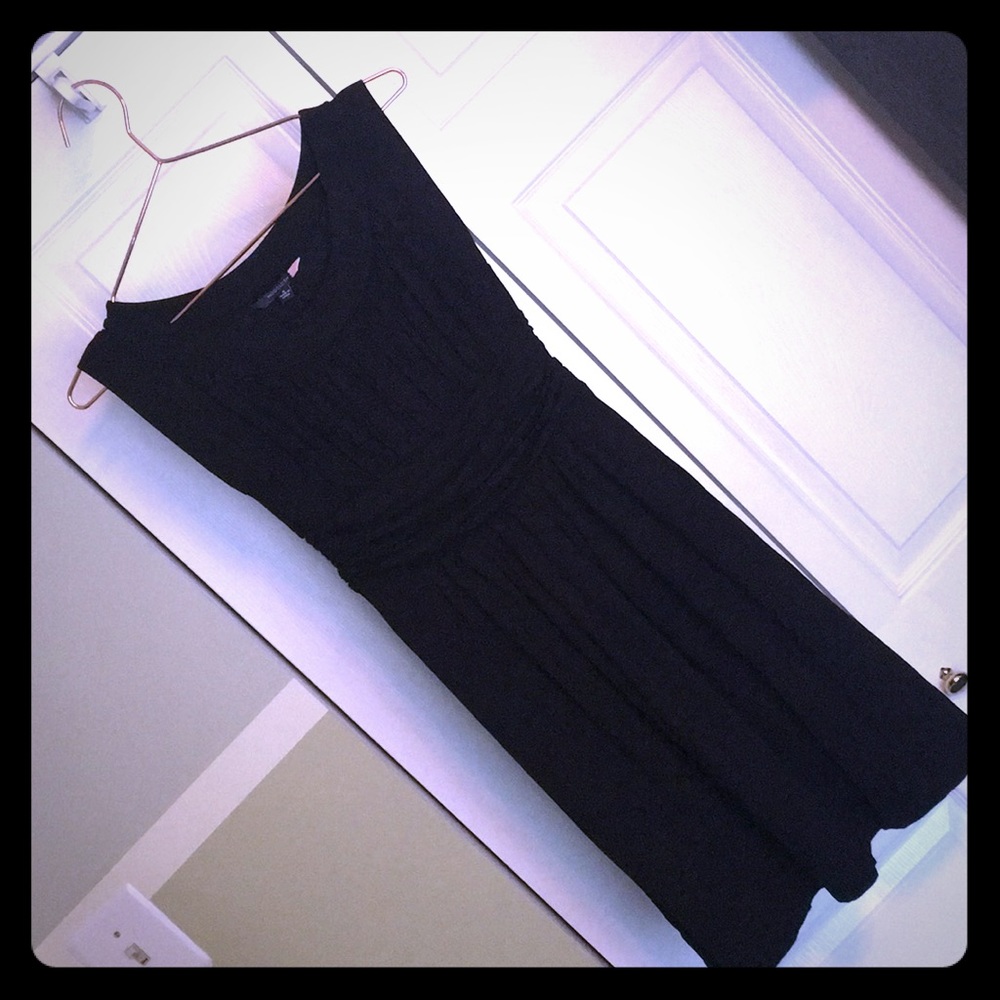 MODCLOTH rayon & spandex cute black dress